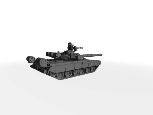 T-80BV Kampfpanzer Turm mit Zusatzpanzerung Type 01