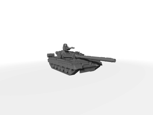 T-80BV Kampfpanzer Turm mit Zusatzpanzerung Type 01