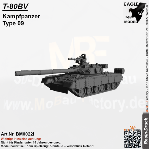 T-80BV Kampfpanzer Type 09