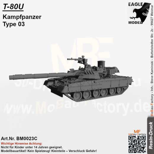 T-80U Kampfpanzer Type 03