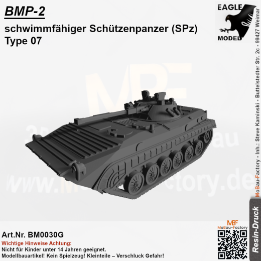 BMP-2 schwimmfähiger Schützenpanzer (SPz) Type 07