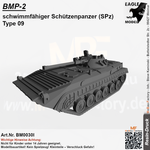 BMP-2 schwimmfähiger Schützenpanzer (SPz) Type 09