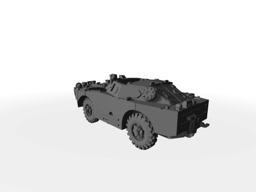 BRDM-1 inkl. zwei aufsetzbaren MGs Type 03
