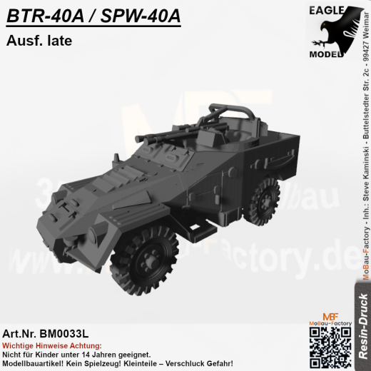 BTR-40A / SPW-40A Ausf. late