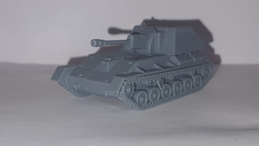 SU-76m Selbstfahrlafette mit 76mm Geschütz