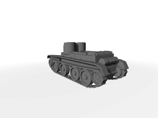 BT-4 leichter Panzer ​​​​​​​Zwillingsturm