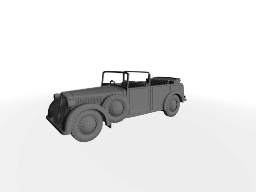 Lancia Aprilia "Coloniale" leichter Geländewagen - Offiziers- und Verbindungsfahrzeug