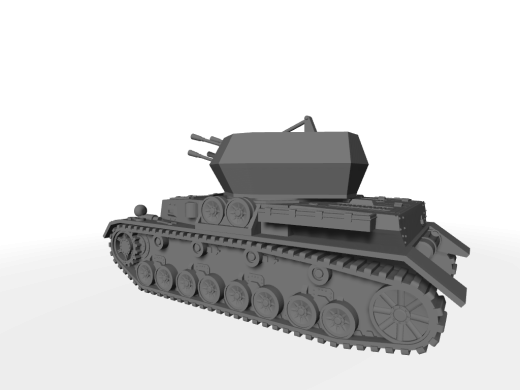 Flakpanzer IV "Wirbelwind" Selbstfahrende Flak - Flakpanzer