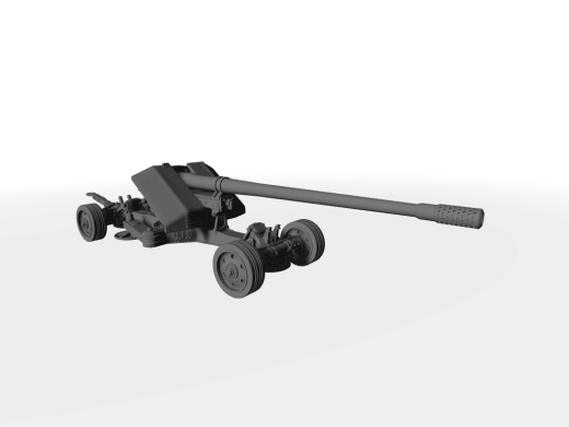 12,8 cm PaK 44 L/55 schwere Panzerabwehrkanone Transport-Modus