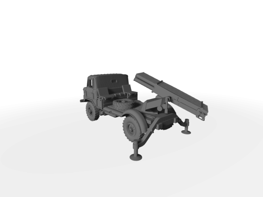 GAZ-66 BM-21 leichter Mehrfachraketenwerfer - MRL – Multiple Rocket Launcher Aktiv-Modus