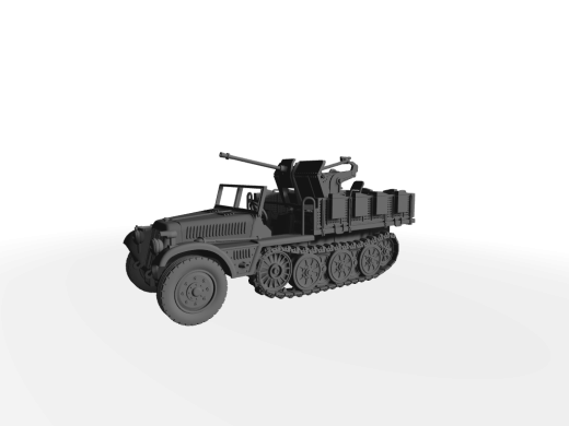 Sd. Kfz. 10/4 mit 2cm FlaK 30