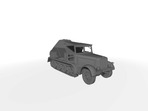 Sd. Kfz. 7/3 Feuerleitfahrzeug V2 ​​​​​​​Führungs- und Feuerleitfahrzeug der Feldraketenartillerie V2