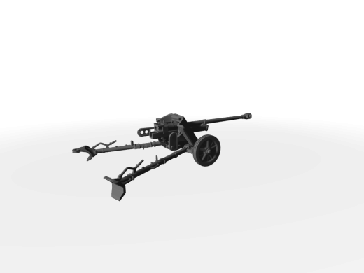 5cm PaK 38 mittlere Panzerabwehrkanone Aktive-Modus