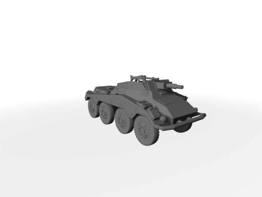 Sd. Kfz. 234/3 "Stummel" Gerät 94 schweres 8-Rad Panzerspähfahrzeug