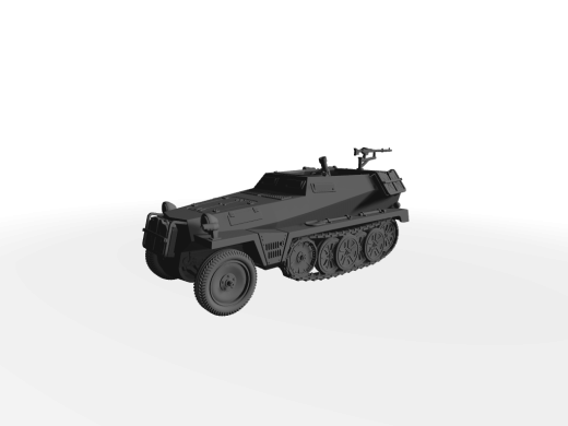 Sd. Kfz. 250/7 GrW 34 leichter Mörserträger gepanzertes Unterstützungsfahrzeug