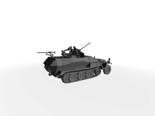 Sd. Kfz. 251/17 Ausf. C mittlerer FlaK-Schützenpanzer mit 2cm FlaK 38