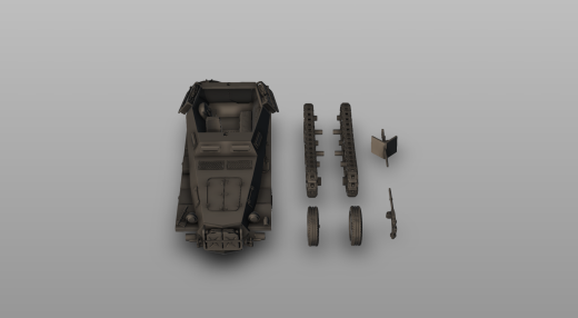 Sd. Kfz. 250/1 ​​​​​​​leichter Schützenpanzerwagen