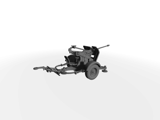 20mm FlaK 30 leichte Flugabwehrkanone Transport-Modus