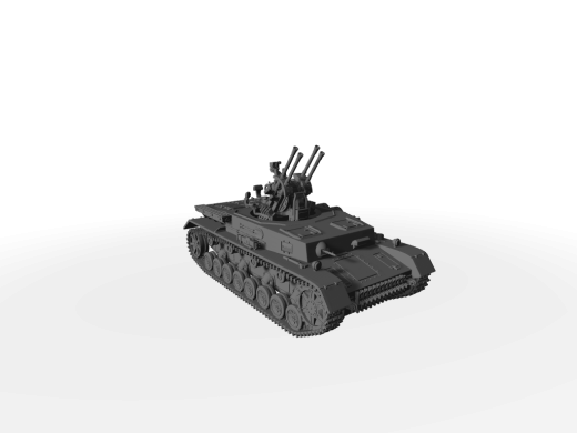 Flakpanzer IV "Wilhelm Krause" mit 20mm Flakvierling 38 ​​​​​​​Feld Modifikation - Improvisierter Flakpanzer