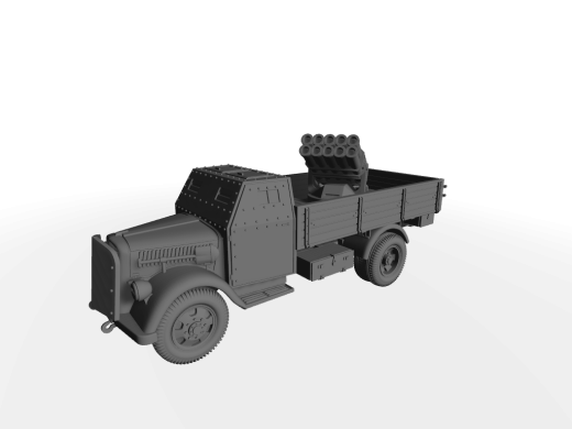 Opel Blitz gepanzert mit 150mm Panzerwerfer ​​​​​​​Aktiv-Modus