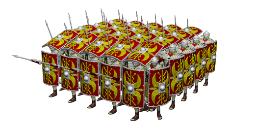 Römischer Legionär III mit Speer für Schildkröten-Formation
