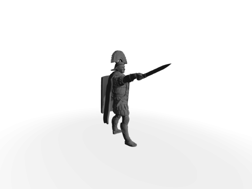 Römischer Centurio I mit Schwert und Schild