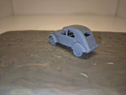 Citroen 2CV ​​​​​​​Verdeck geschlossen