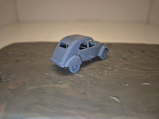 Citroen 2CV ​​​​​​​Verdeck geschlossen