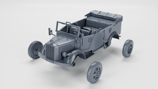 MB L1500 A MTW - Mannschaftstransportwagen Verdeck geöffnet
