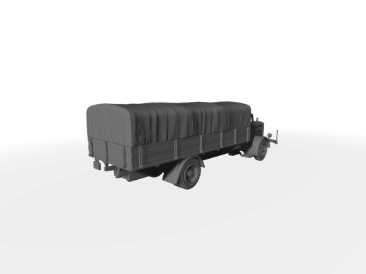 MB L6500 Pritsche mit Planen-Aufbau