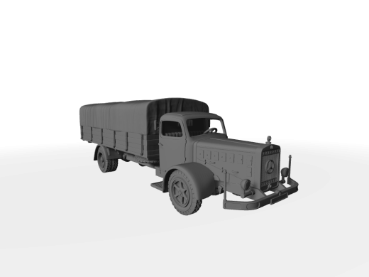 MB L6500 Pritsche mit Planen-Aufbau