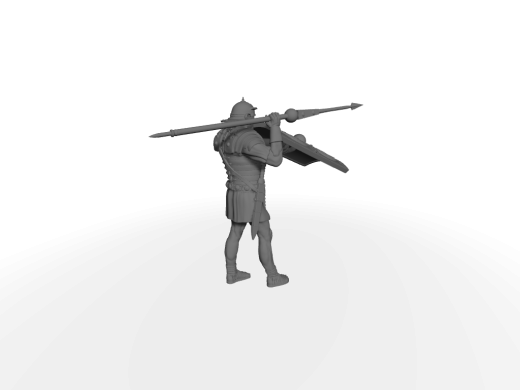 Legionär 03 mit Schild und Speer für Phalanx-Formation