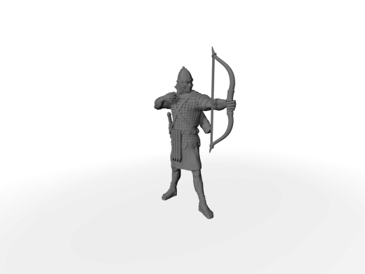 Sagittarii 02 mit Kompositbogen Fernkampfunterstützung