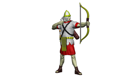 Sagittarii 02 mit Kompositbogen Fernkampfunterstützung