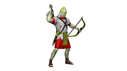 Sagittarii 07 mit Kompositbogen Fernkampfunterstützung