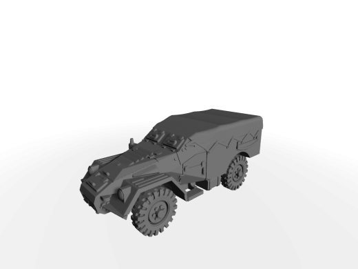 BTR-40 / SPW-40 Ausf. early ​​​​​​​Verdeck geschlossen