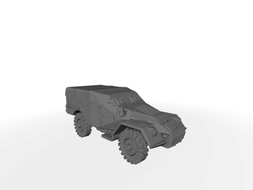 BTR-40 / SPW-40 Ausf. early ​​​​​​​Verdeck geschlossen