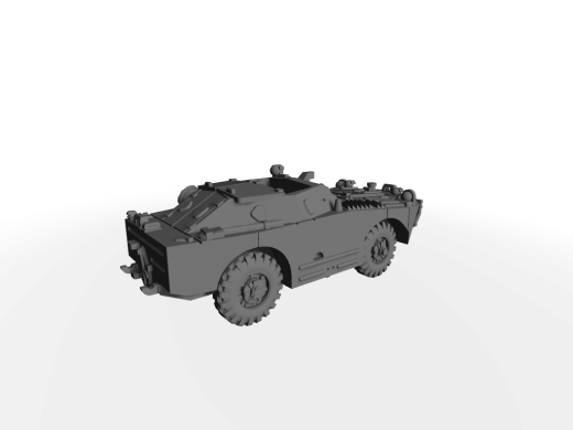 BRDM-1 inkl. zwei aufsetzbaren MGs Type 03