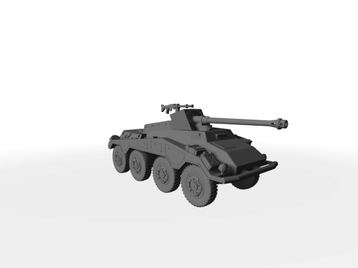 Sd. Kfz. 234/4 Gerät 96 ​​​​​​​Pakwagen schwerer Radpanzer mit aufgesetzter PaK 40