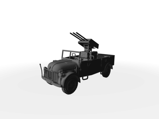 Steyr 1500 mit Drilling MG151