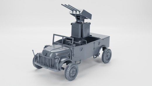 Steyr 1500 mit Drilling MG151