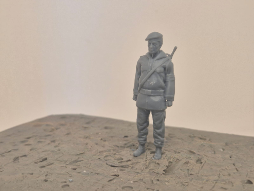 BW Soldaten "Olaf" Barett, G3 Wachsoldat - Winter