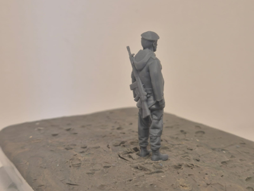 BW Soldaten "Olaf" Barett, G3 Wachsoldat - Winter