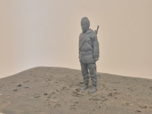 BW Soldaten "Jürgen" Schiffchen, G3 Wachsoldat - Winter