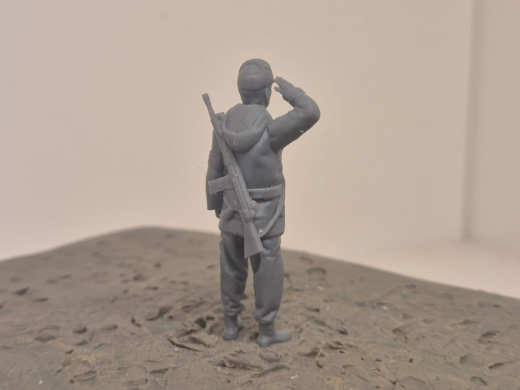 BW Soldaten "Heinz" Wintermütze, G3, "Gruß" Wachsoldat - Winter