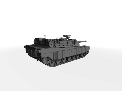 Abrams M1A2 mit TUSK Kampfpanzer ​​​​​​​mit TUSK an den Schürzen