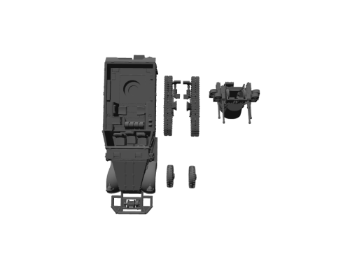 M3 "Quad 50" vier 12,7mm Browning MG (Quad 50) Halbkette