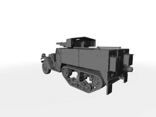 M3 75mm GMC 75mm M3 Kw Halbkette