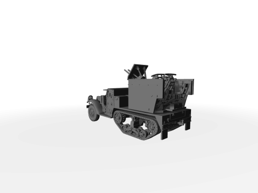 M15A1 CGMC CMC 37mm 2x 12,7mm Browning ​​​​​​​Halbkette