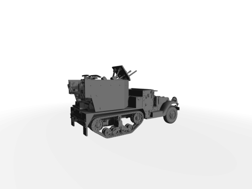 M15A1 CGMC CMC 37mm 2x 12,7mm Browning ​​​​​​​Halbkette